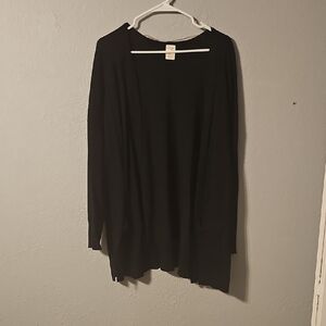 Terra & Sky Women's Black Cardigan